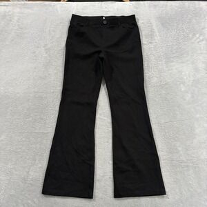 Stelle Bootcut Dress Pants Women's Medium High Waisted Wide Leg Minimal Black